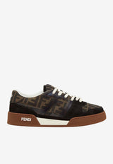 Fendi Match FF Jacquard Low-Top Sneakers Brown 8E8470AQ6I/S_FENDI-F17JT