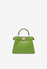 Fendi Petite Peekaboo Iseeu Calf Leather Top Handle Bag Green 8BN335AWQ0/S_FENDI-F1W6A