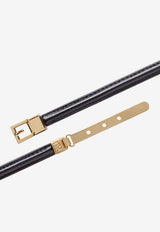 Fendi FF Monogram Leather Belt Black 8C0749ANSS/R_FENDI-F0KUR