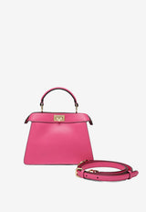 Fendi Petite Peekaboo Iseeu Calf Leather Top Handle Bag Fuchsia 8BN335AWQ0/S_FENDI-F1V0C