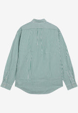 Polo Ralph Lauren Long-Sleeved Stripe Logo Shirt Green 710B15595003CO/S_POLOR-WE