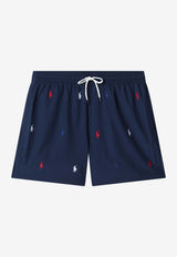 Polo Ralph Lauren Embroidered Logo Swim Shorts Blue 710957786001PL/S_POLOR-NA