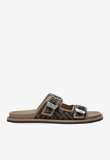 Fendi Feel Monogram Sandals Brown 7X1604AJZF/S_FENDI-F1ICN