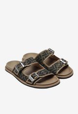 Fendi Feel Monogram Sandals Brown 7X1604AJZF/S_FENDI-F1ICN