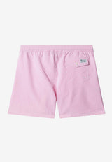 Polo Ralph Lauren Drawstring Stripe Swim Shorts Pink 710957784500CO/S_POLOR-RS