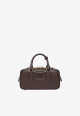 Miu Miu Arcadie Leather Top Handle Bag Brown 5BB142OONACR3/T_MIU-F0NBL