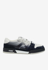 Fendi Match Faded Suede Sneakers Blue 7E1688AWCS/S_FENDI-F1V8K