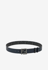 Fendi FF Canvas Reversible Belt Blue 7C0541AQWH/S_FENDI-F1USL