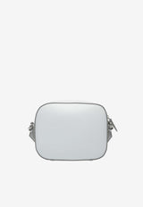 Stella McCartney Studded Logo Camera Bag in Faux Leather Pearl 700266WP0563/S_STELL-1705