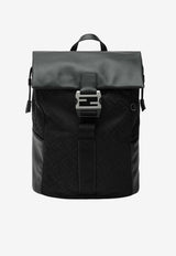 Fendi Flux Leather Backpack Black 7VZ090AVC6/R_FENDI-F0SAJ