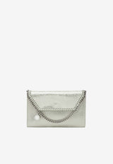 Stella McCartney Falabella Faux Leather Chain Clutch Green 581238WP0301/S_STELL-3038