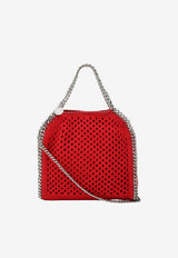 Stella McCartney Mini Falabella Perforated Knit Tote Bag Red 371223WP0726/S_STELL-6527