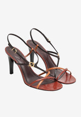 Fendi FFold 85 Metallic Ayers Sandals Brown 8X8746AU3B/Q_FENDI-F1SZZ