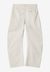Acne Studios Barrel-Leg Casual Pants Beige AK1041CO/S_ACNE-AGU