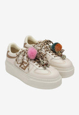 Fendi Match Low-Top Platform Sneakers White 8E8721AY9N/R_FENDI-F1TO4