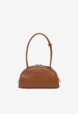 Miu Miu Beau Leather Shoulder Bag Cognac 5BB192OOO2CRW/T_MIU-F0046