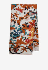 Fendi Butterfly Printed Silk Scarf Multicolor FXT091AWER/S_FENDI-F1UTT