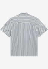 Carhartt Wip Leavel Striped Seersucker Shirt Blue I036203CO/S_CARH-3K5XX