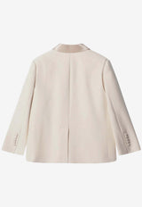 Fendi Single-Breasted Wool Blazer Beige FJ7676AC4G/S_FENDI-F1I1G