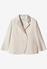 Fendi Single-Breasted Wool Blazer Beige FJ7676AC4G/S_FENDI-F1I1G