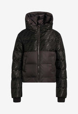 Fendi FF Monogram High-Neck Puffer Jacket Brown FAN225AT91/R_FENDI-F1T6H