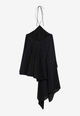 Jacquemus Triangle Asymmetric Mini Dress Black DRW00764AW00777/S_JACQM-990