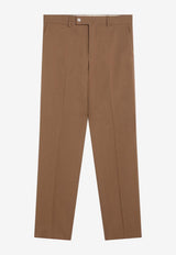 Fendi Wool Tailored Pants Brown FB1089AU60/R_FENDI-F0QE1