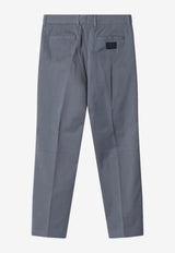 Fendi Straight-Leg Tailored Pants Gray FB1076AQMV/S_FENDI-F0DUC