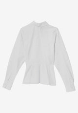 Fendi Striped Buttoned Shirt White FS8204AWZX/P_FENDI-F0NM
