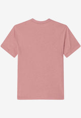 Fendi Logo Printed T-shirt Pink FS7254AVF9/R_FENDI-F1T6N