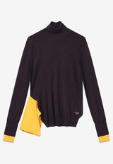 Fendi Wool High-Neck Sweater Purple FZXC43ASJG/P_FENDI-F0AU3