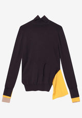 Fendi Wool High-Neck Sweater Purple FZXC43ASJG/P_FENDI-F0AU3