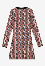 Fendi Jacquard Mini Dress Multicolor FZDD92AYLV/R_FENDI-F1T6N