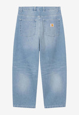 Carhartt Wip Brandon Washed Loose Jeans Light Blue I036544DE/S_CARH-01ZO