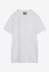 Fendi FF Postcards Logo T-shirt White FY1319AV0H/Q_FENDI-F0QA0