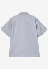 Carhartt Wip Signet Short-Sleeved Shirt Gray I036227CO/S_CARH-1NKXX