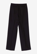 Fendi Wool Straight-Leg Pants Purple FR6580AJYF/P_FENDI-F0AU3