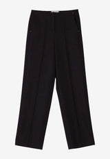 Fendi Wool Straight-Leg Pants Purple FR6580AJYF/P_FENDI-F0AU3