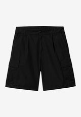 Carhartt Wip Cole Cargo Shorts with Square-Logo Black I035566CO/S_CARH-89GD