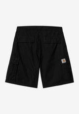 Carhartt Wip Cole Cargo Shorts with Square-Logo Black I035566CO/S_CARH-89GD