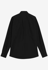 Dolce & Gabbana Long-Sleeved Buttoned Shirt Black G5ML1TFU5T9/S_DOLCE-N0000