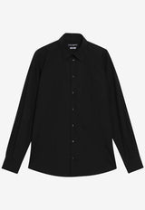 Dolce & Gabbana Long-Sleeved Buttoned Shirt Black G5ML1TFU5T9/S_DOLCE-N0000