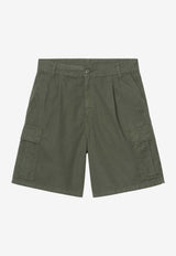 Carhartt Wip Cole Cargo Shorts with Square-Logo Green I035566CO/S_CARH-2ZXGD