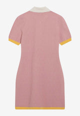 Fendi FF Jacquard Mini Polo Dress Pink FZDE35AW4S/S_FENDI-F1W0S