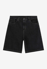 Carhartt Wip Brandon Lower-Rise Denim Shorts Black I037161DE/S_CARH-8906