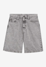 Carhartt Wip Landon Loose-Fit Denim Shorts Gray I036494DE/S_CARH-3IS5F
