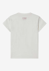 Golden Goose DB Kids Girls Star Print T-shirt White GKP01273P002486/S_GOLDE-11560