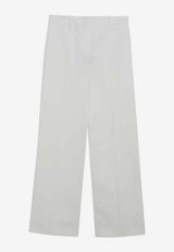 Fendi Straight-Leg Tailored Pants White FR6711AW7Q/S_FENDI-F0ZNM