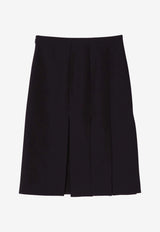 Fendi Grain De Poudre Wool Skirt Black FQ7591AJYF/P_FENDI-F0QH0