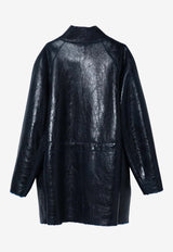 Fendi High-Neck Sheepskin Jacket Midnight Blue FM5379AOND/P_FENDI-F1PNC